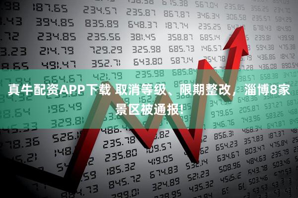真牛配资APP下载 取消等级、限期整改，淄博8家景区被通报!